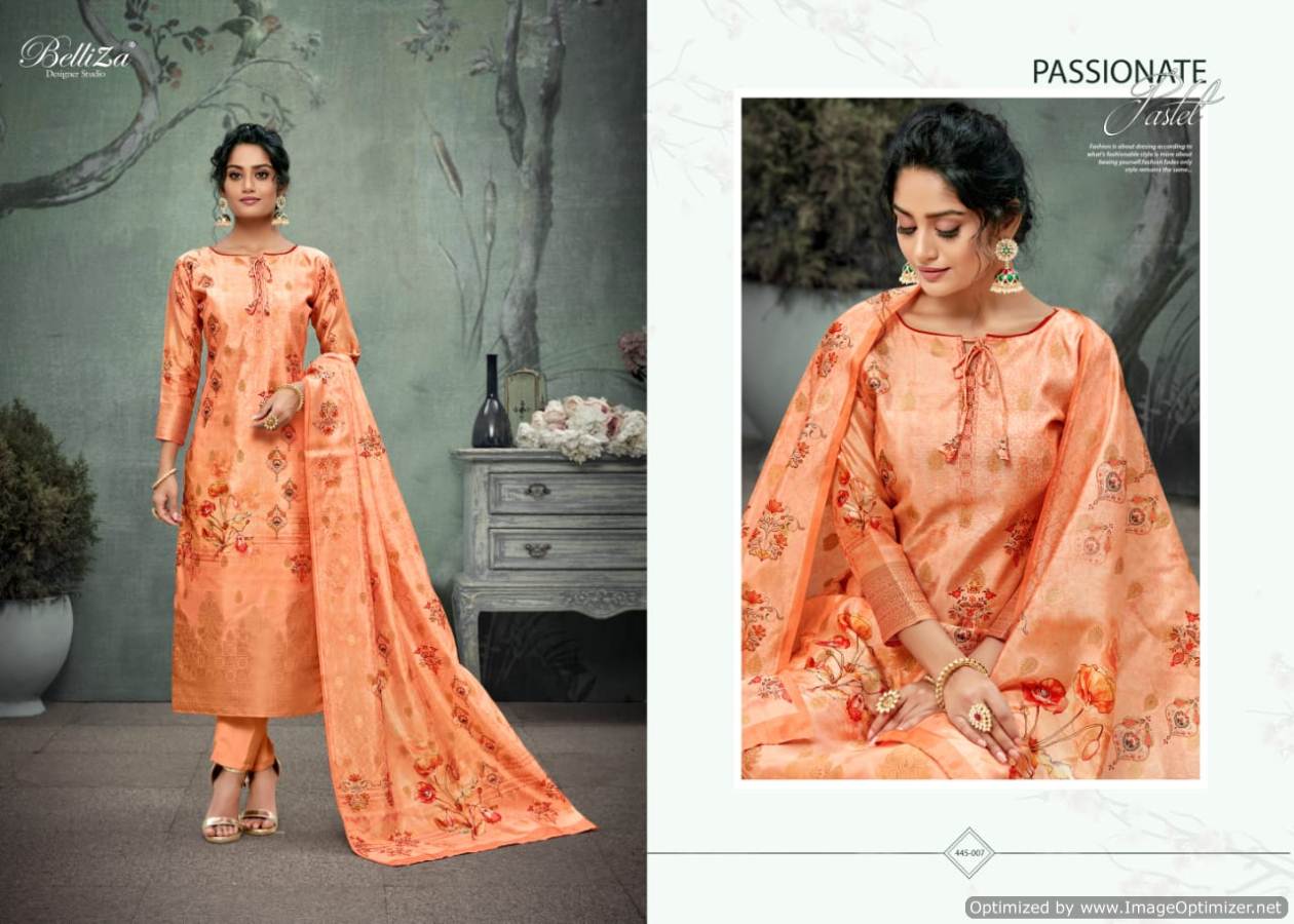 Belliza Presents  Paridhan  Designer Dress Material