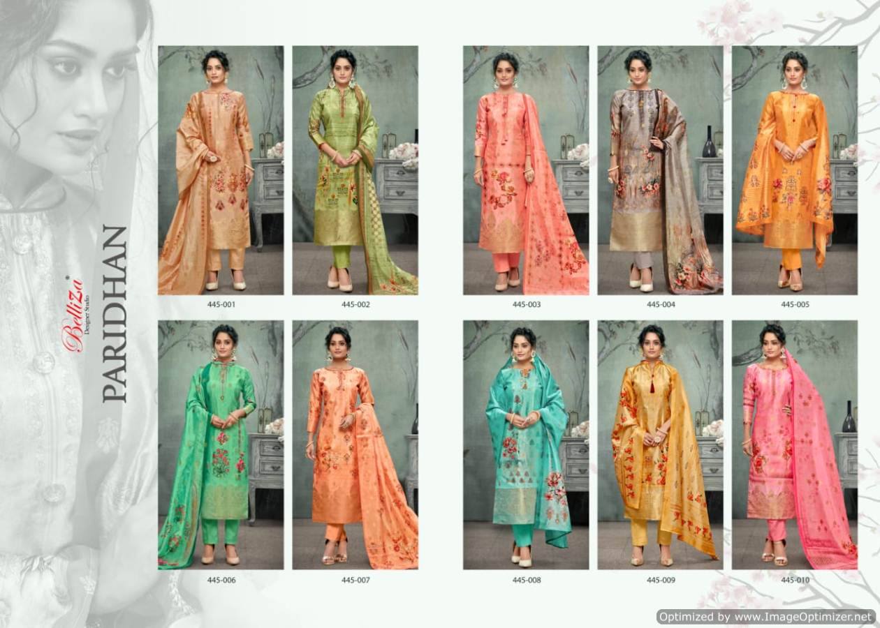Belliza Presents  Paridhan  Designer Dress Material