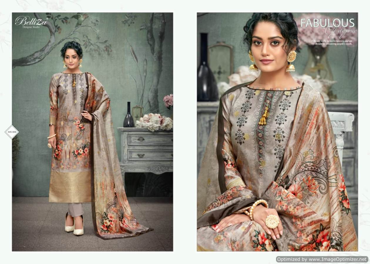Belliza Presents  Paridhan  Designer Dress Material