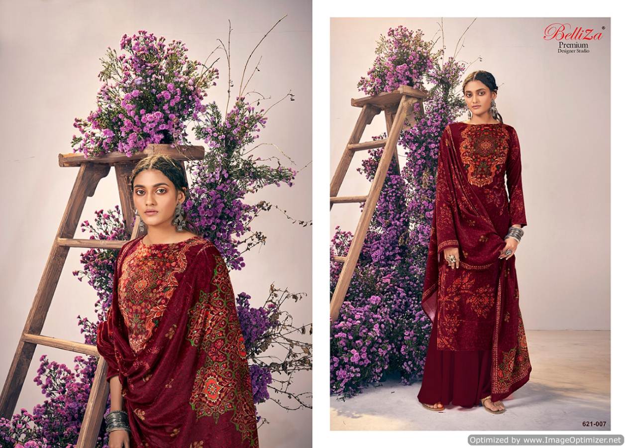 Belliza Presents  Rangriti  Designer Dress Material