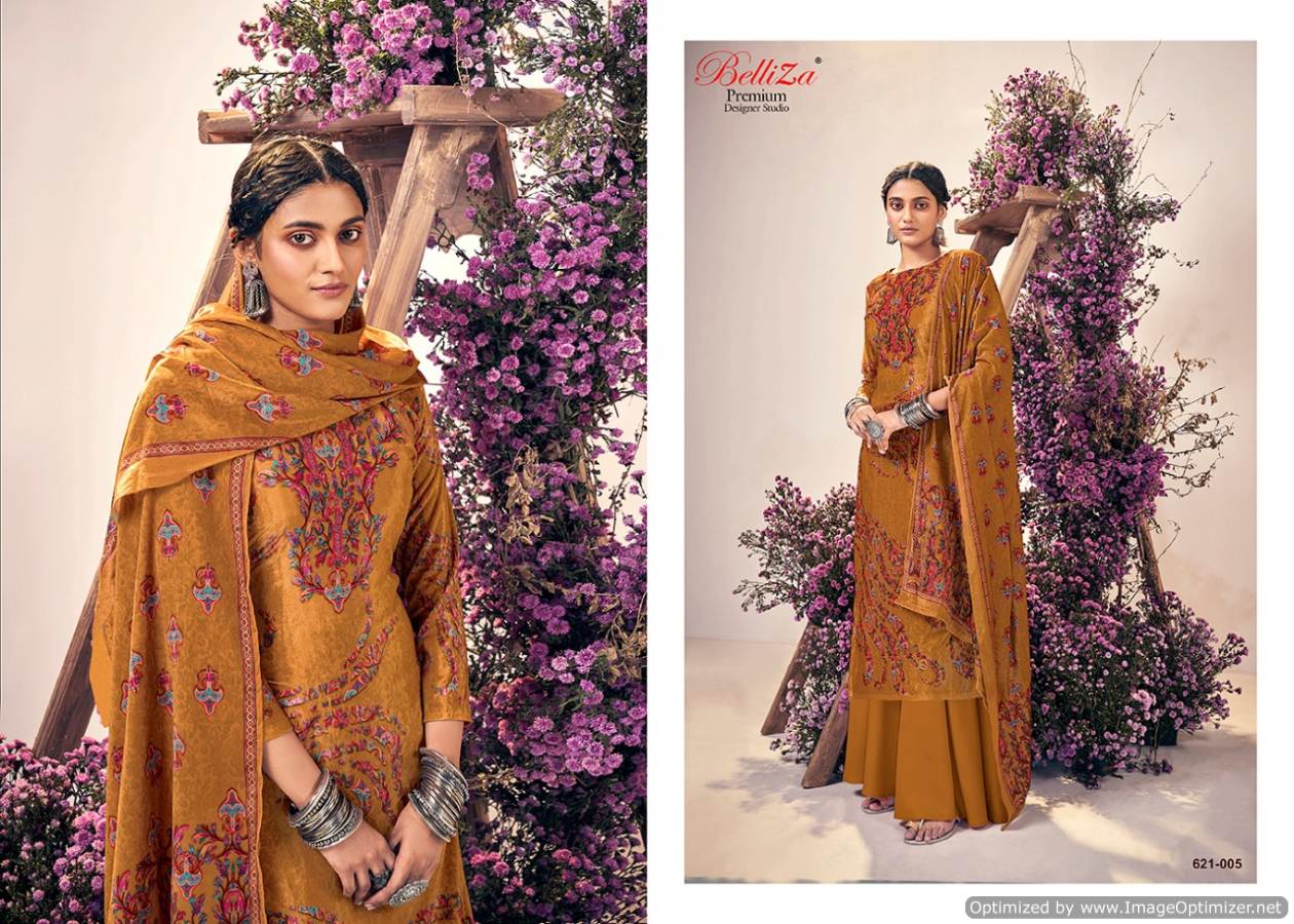 Belliza Presents  Rangriti  Designer Dress Material