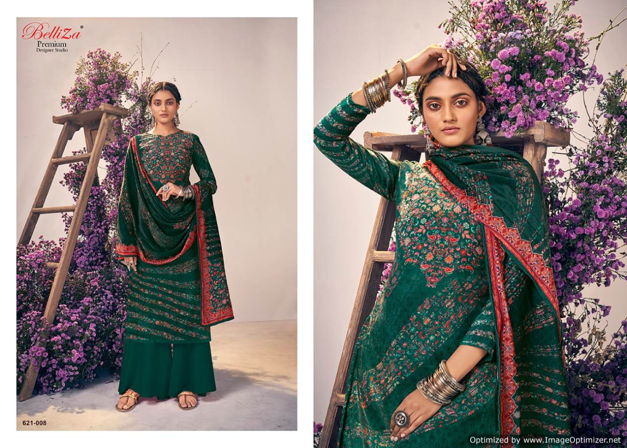 Belliza Presents  Rangriti  Designer Dress Material