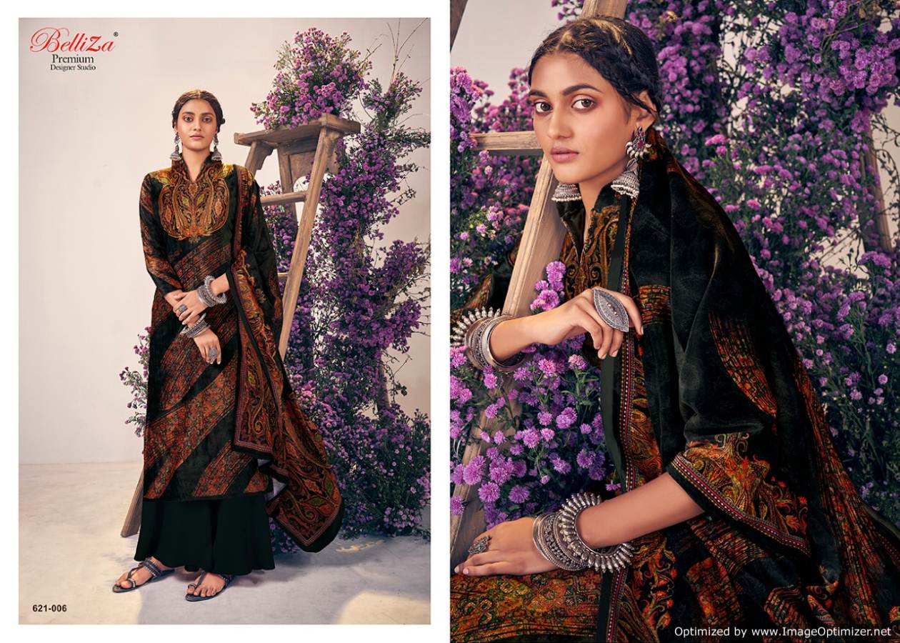 Belliza Presents  Rangriti  Designer Dress Material