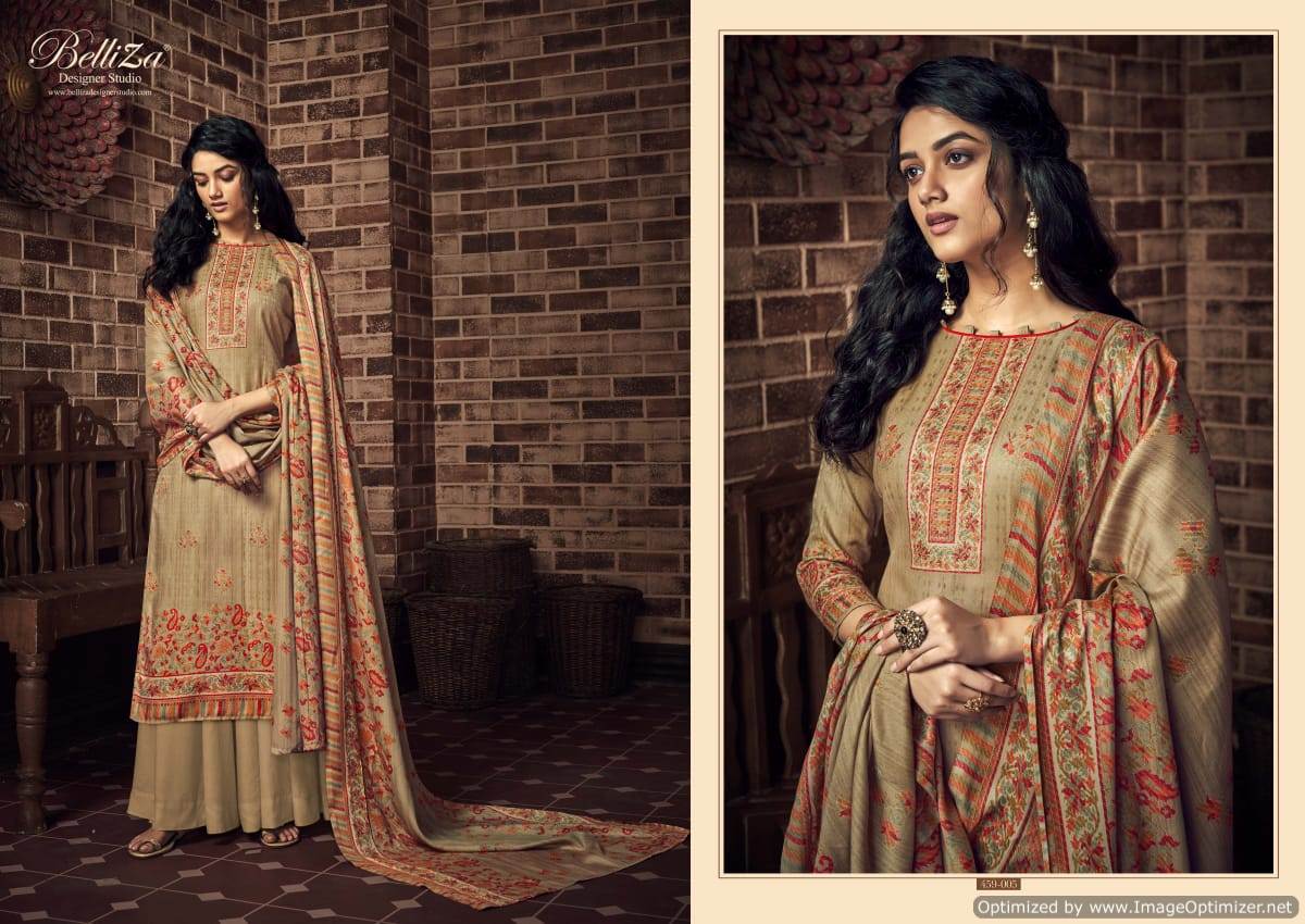 Belliza Presents  Ruhani Designer Dress Material