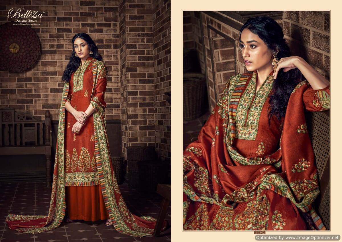 Belliza Presents  Ruhani Designer Dress Material