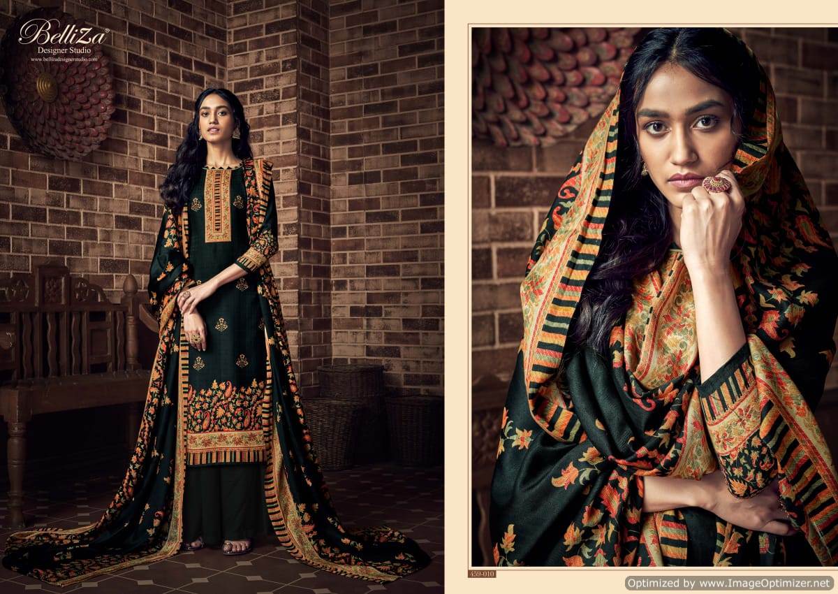 Belliza Presents  Ruhani Designer Dress Material