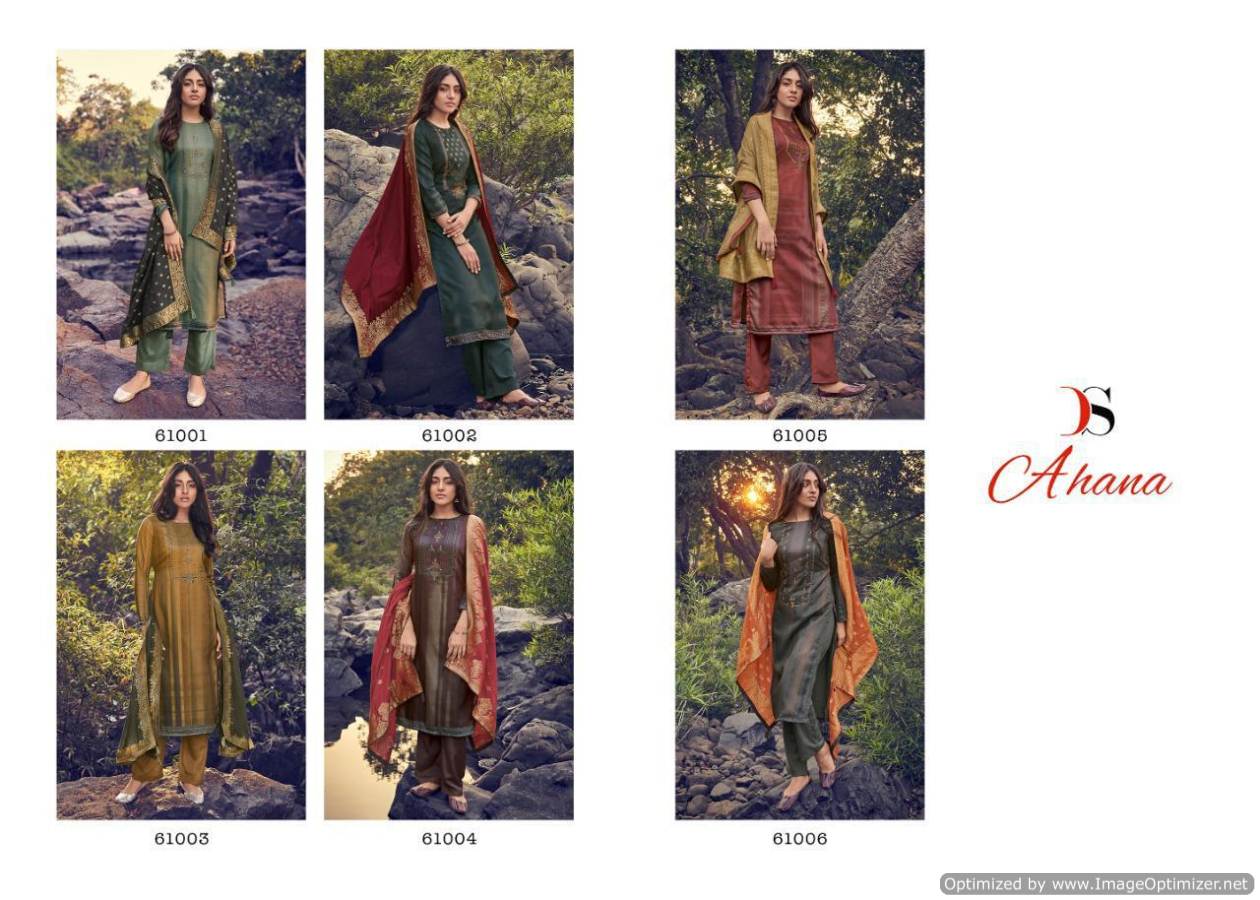 Deepsy  Presents Ahana Designer Dress Material