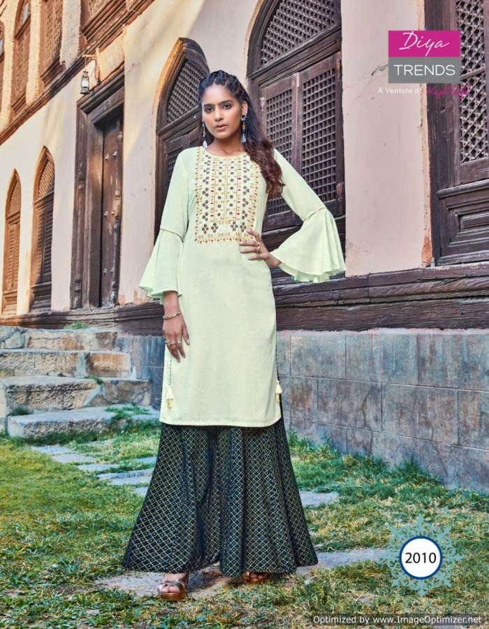 Diya Trends Presents Florence Vol 2 Festive Wear Designer Kurti With Bottom