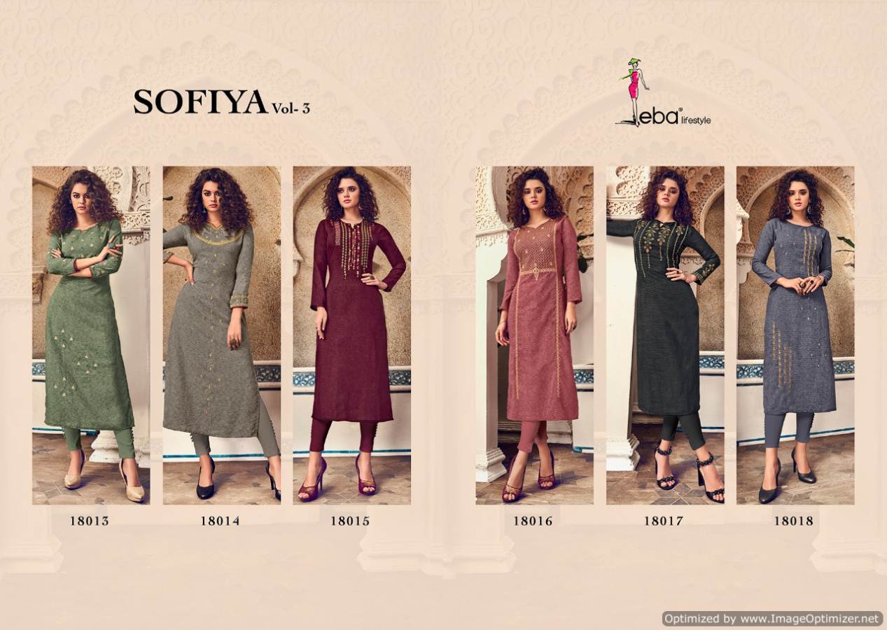 Eba Presents  Sofiya Vol 3 Classy Look  Kurti Collection