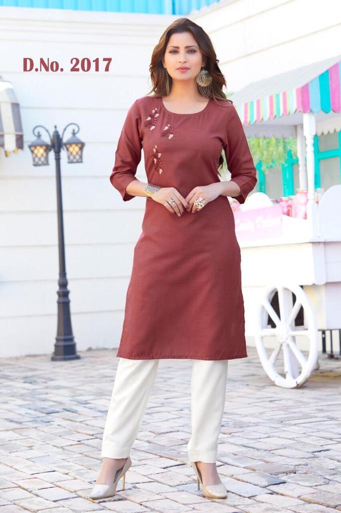 Fc Presents Trendy 2017  Casual Wear Kurtis Collection