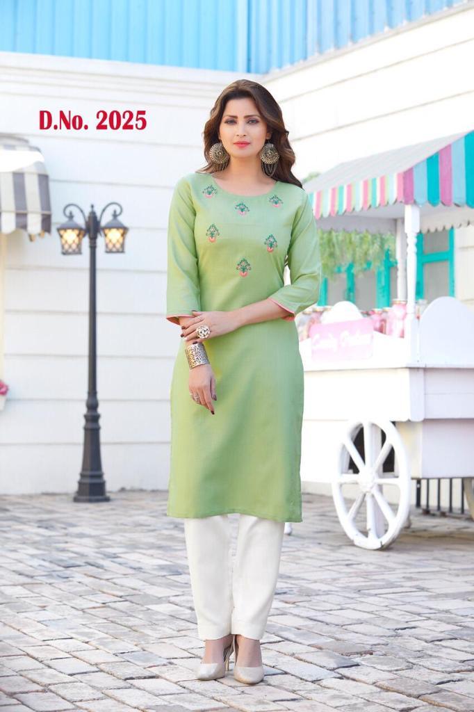 Fc Presents Trendy 2025  Casual Wear Kurtis Collection