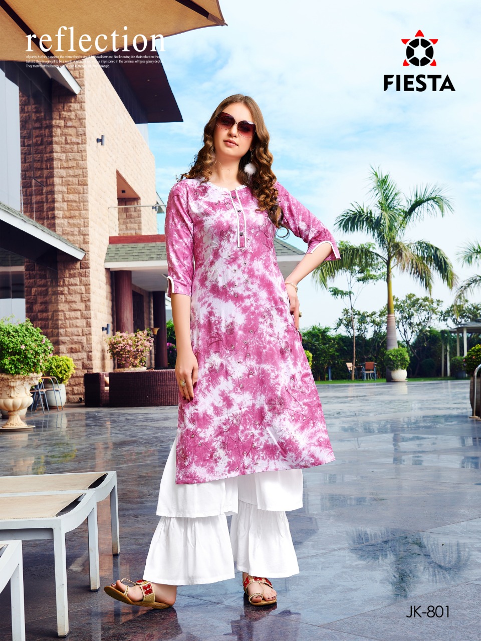 Fiesta Presents Mistee  Exclusive  Kurti With Sharara