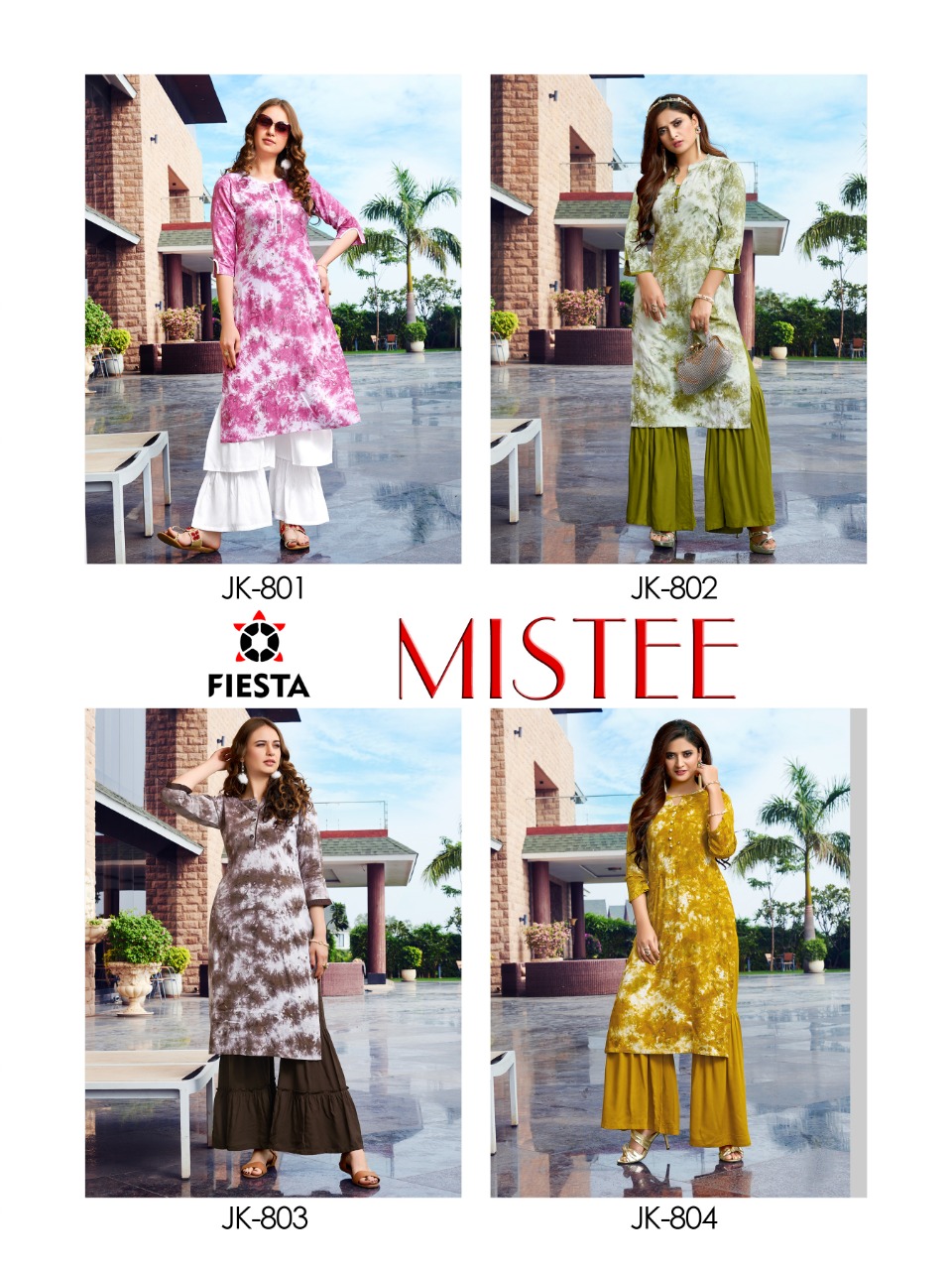 Fiesta Presents Mistee  Exclusive  Kurti With Sharara