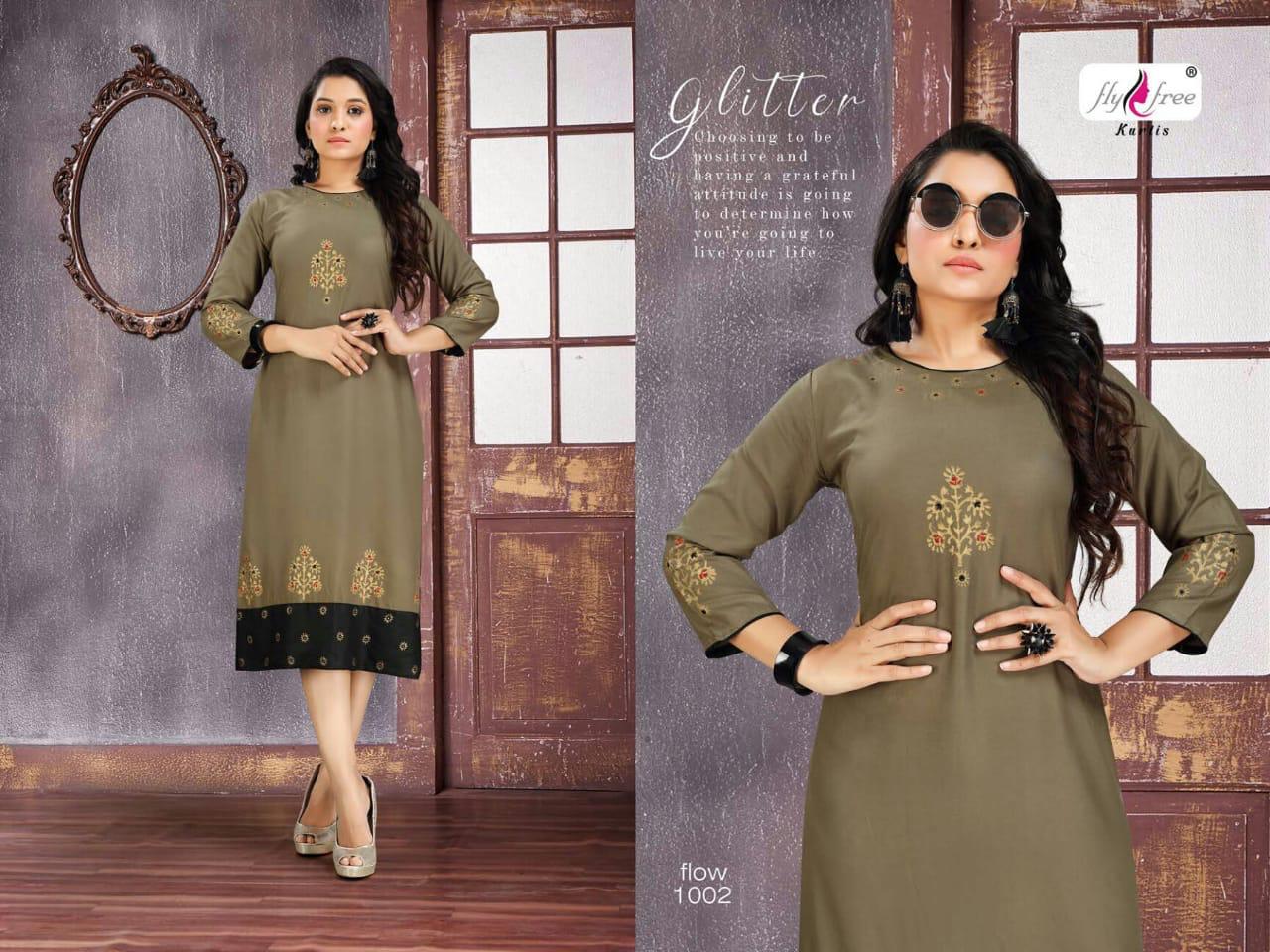 Fly Free Presents Flow Kurti Collection
