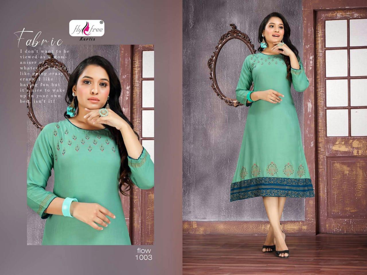 Fly Free Presents Flow Kurti Collection