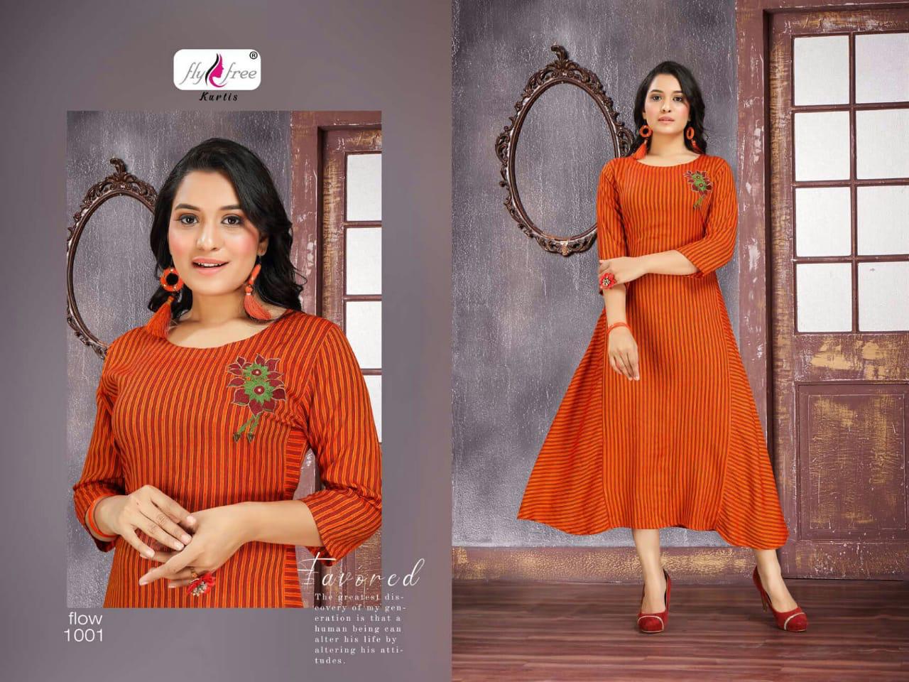 Fly Free Presents Flow Kurti Collection