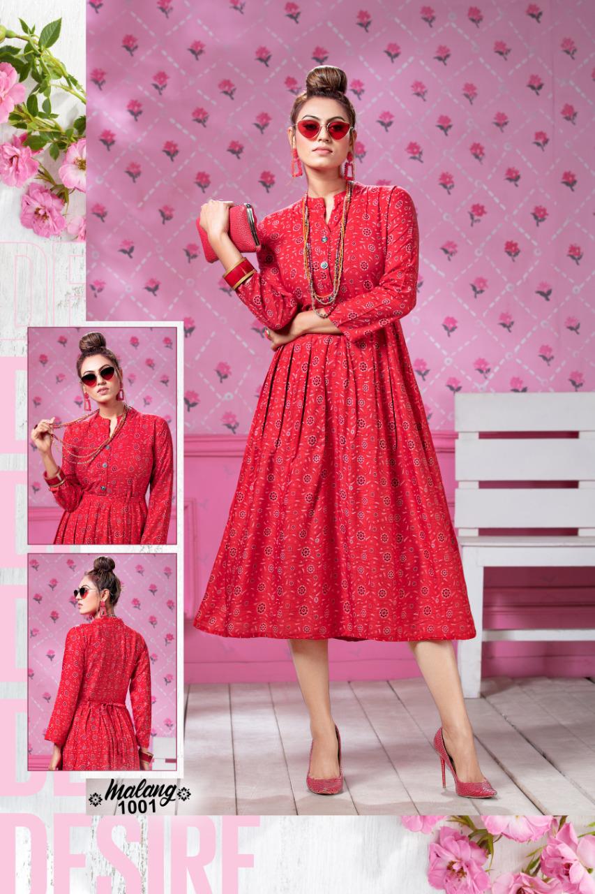 Ft Presents  Malang  Casual Wear Kurti Collection