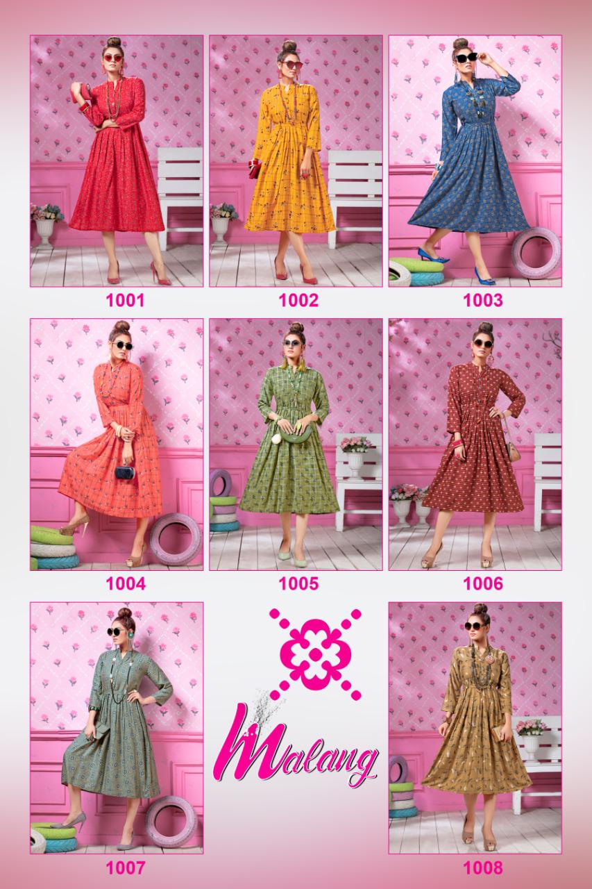 Ft Presents  Malang  Casual Wear Kurti Collection