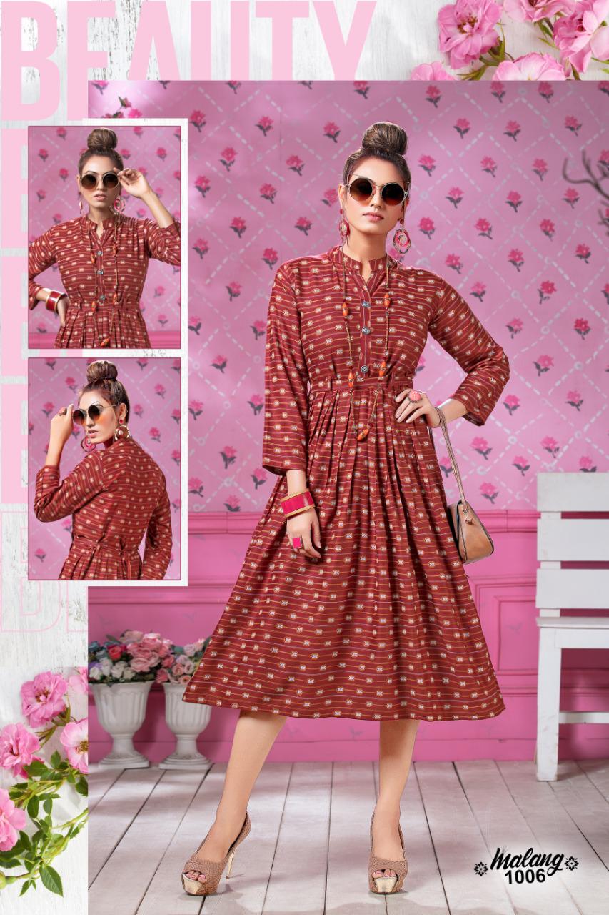 Ft Presents  Malang  Casual Wear Kurti Collection