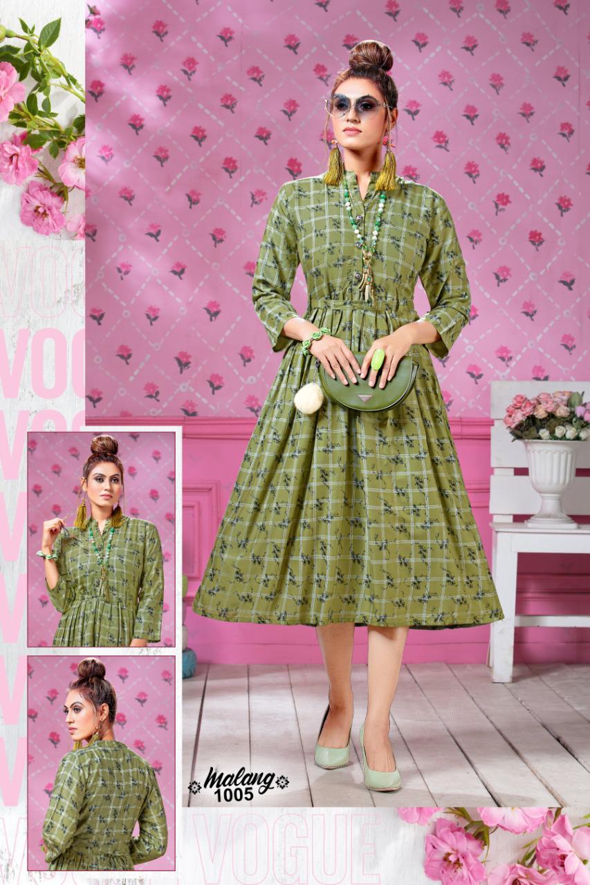 Ft Presents  Malang  Casual Wear Kurti Collection