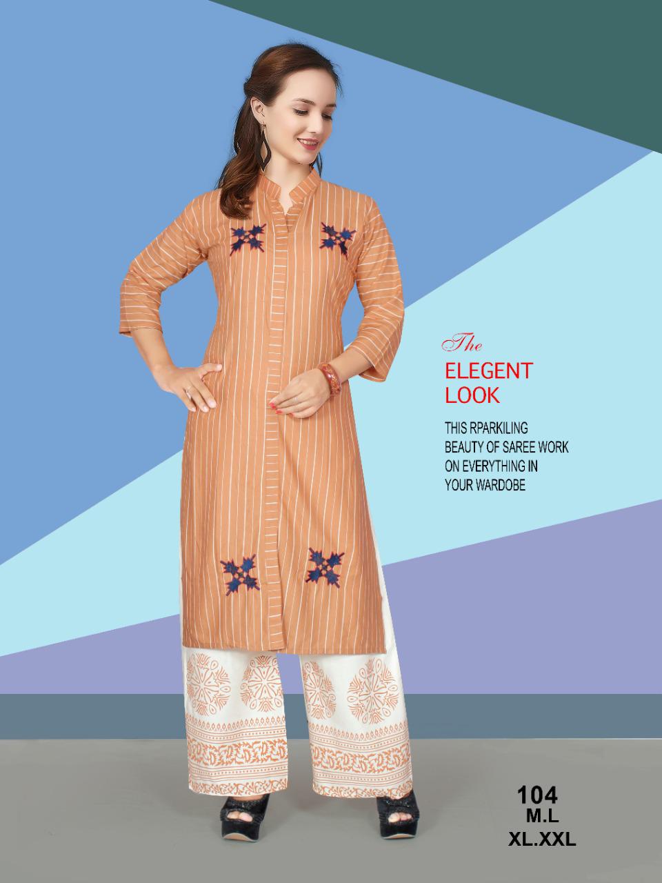 Ft  Presents Plazo Masti  Printed Kurti With Bottom