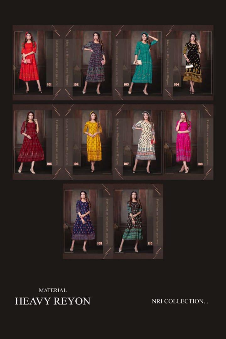 Ft  Presents Sweet Queen Casual Wear Round Kurti Collection