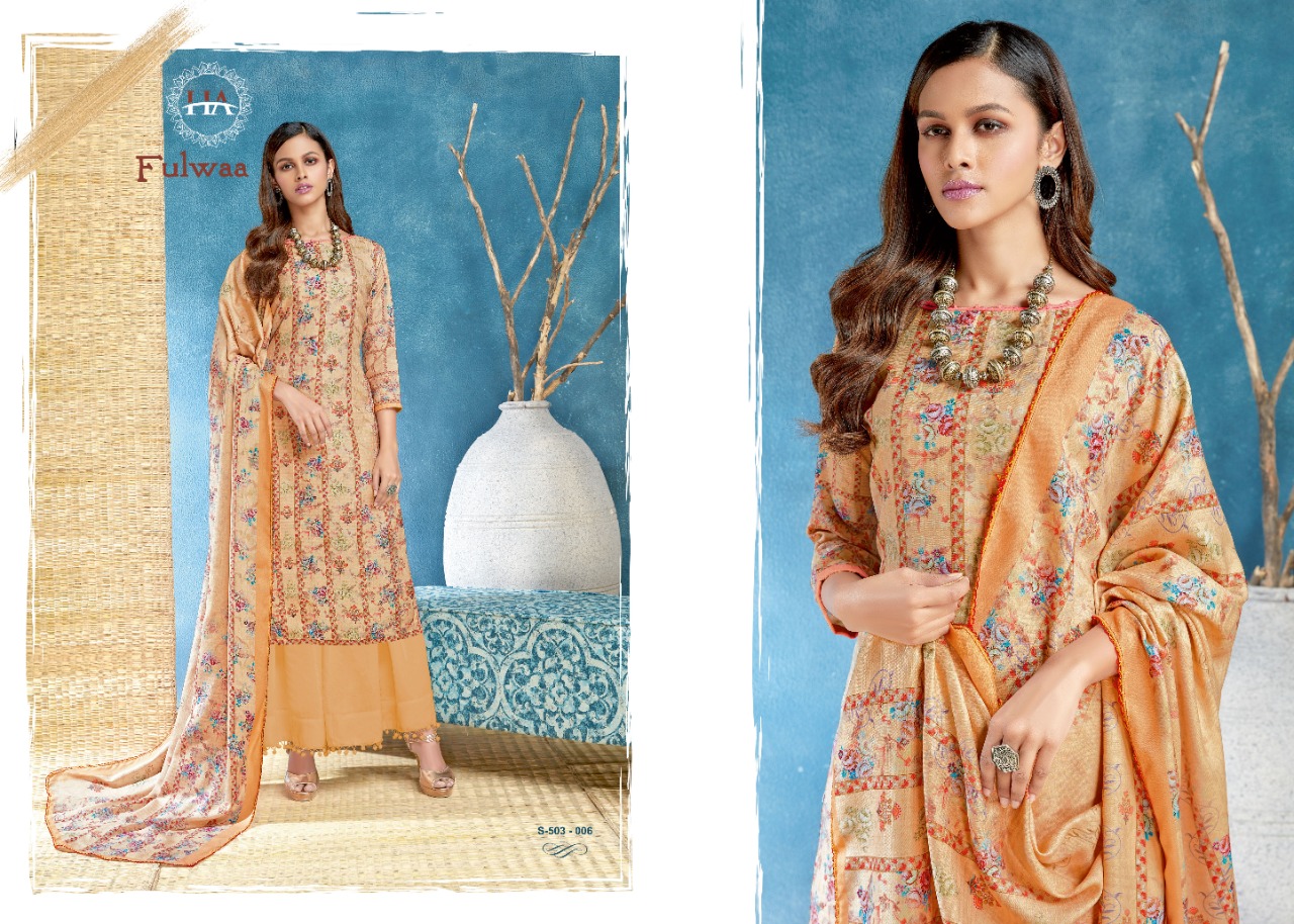 Harshit Presents Fulwaa Designer Dress Material