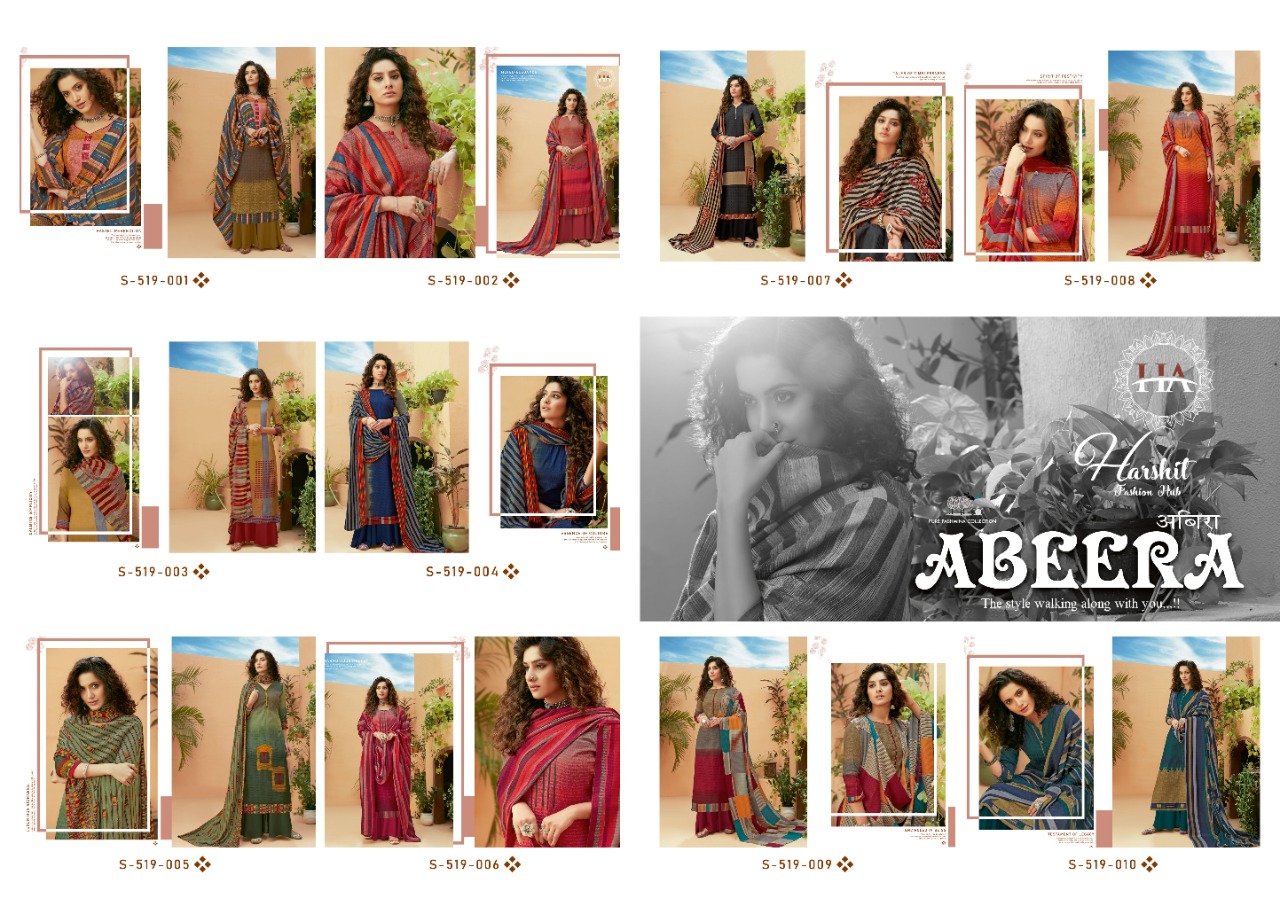 Harshit  Presents Abeera Designer Dress Material