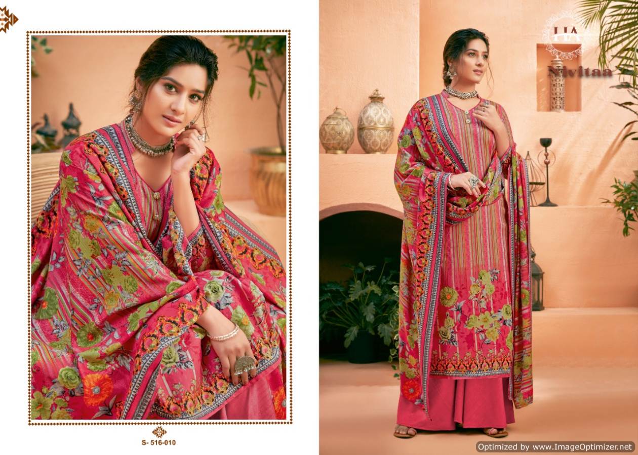 Harshit Presents Nivitaa  Designer Dress Material