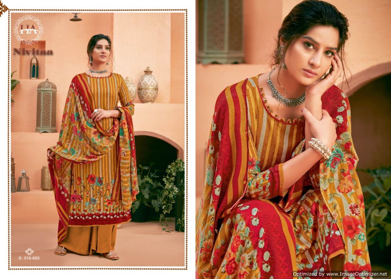 Harshit Presents Nivitaa  Designer Dress Material