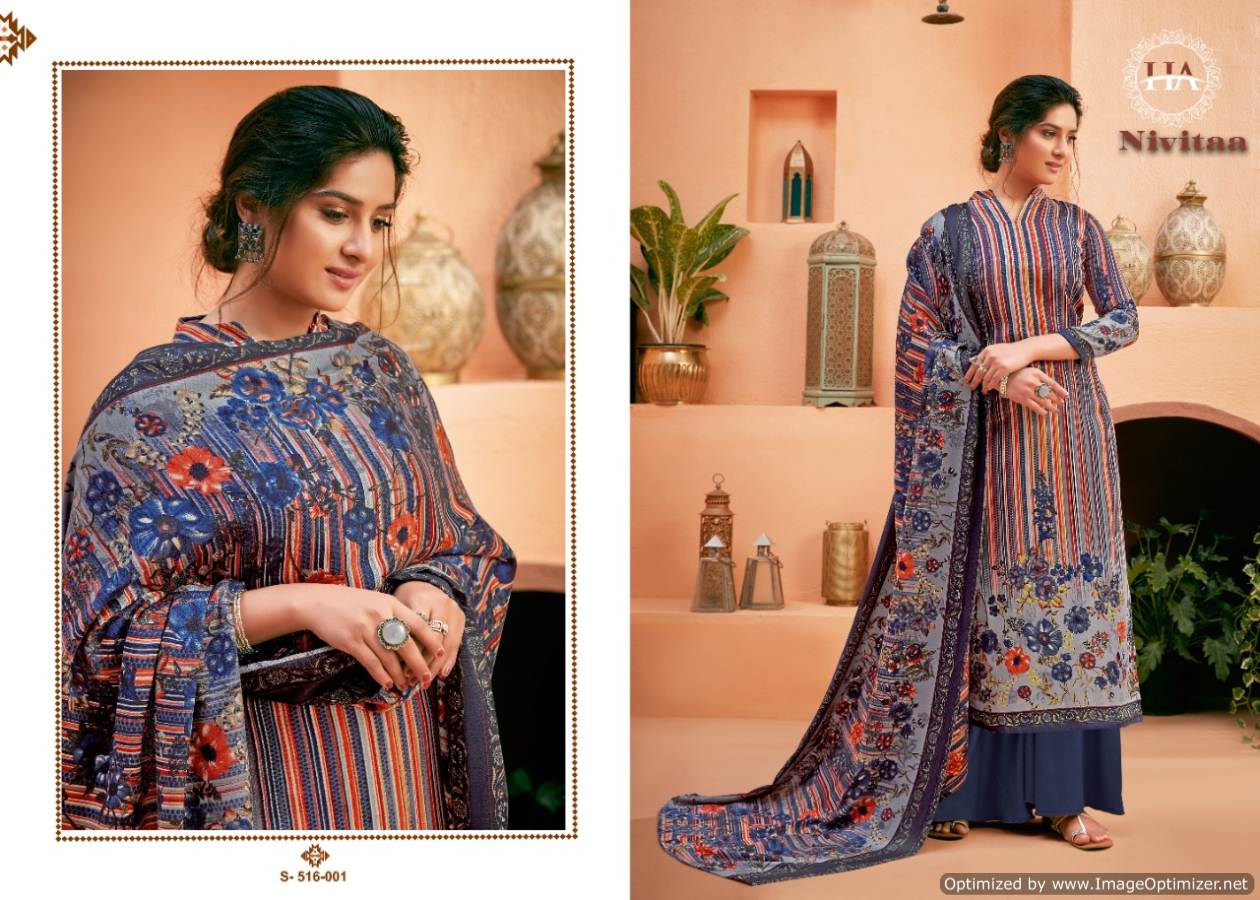 Harshit Presents Nivitaa  Designer Dress Material