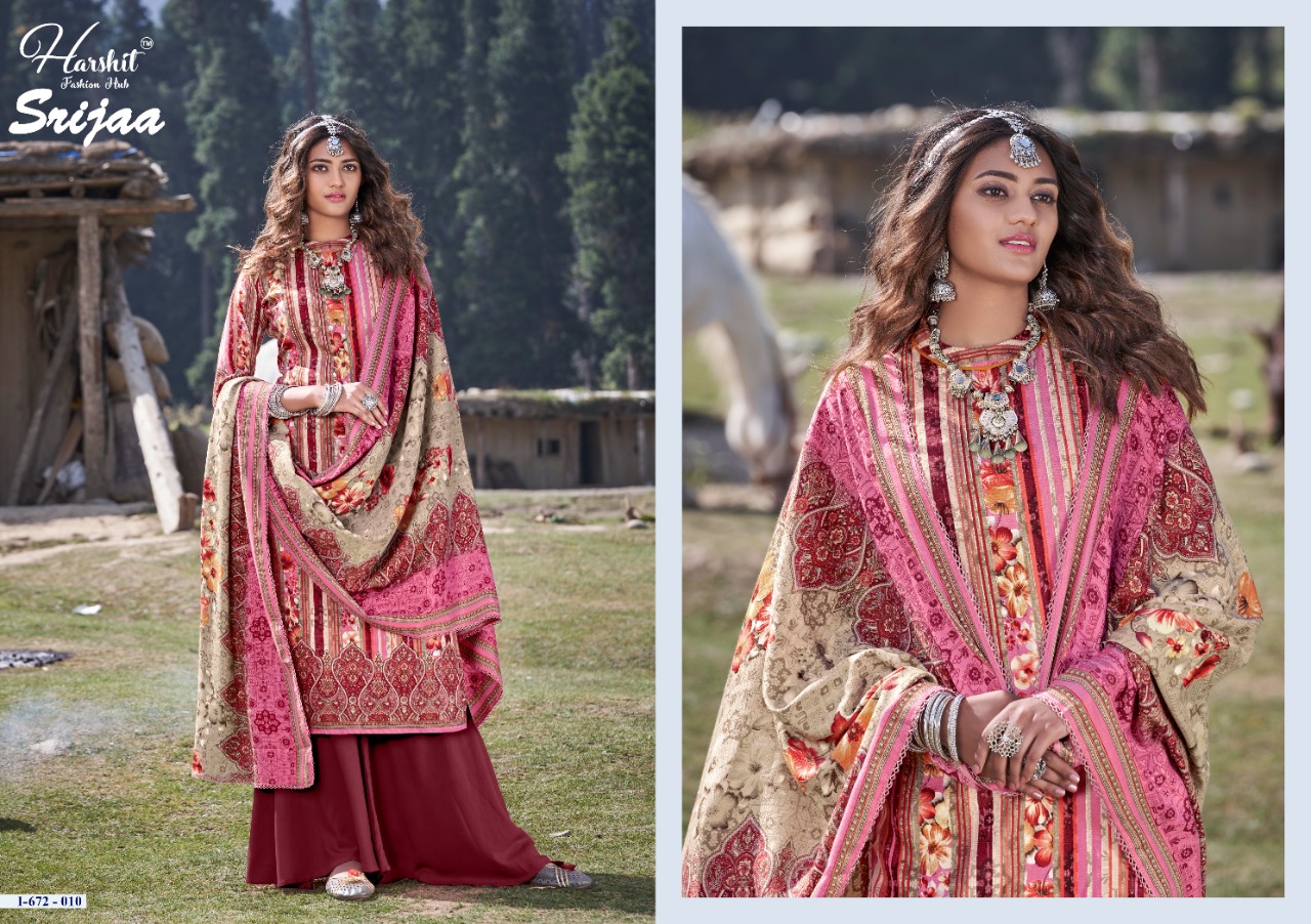 Harshit Presents Srijaa Designer Dress Material
