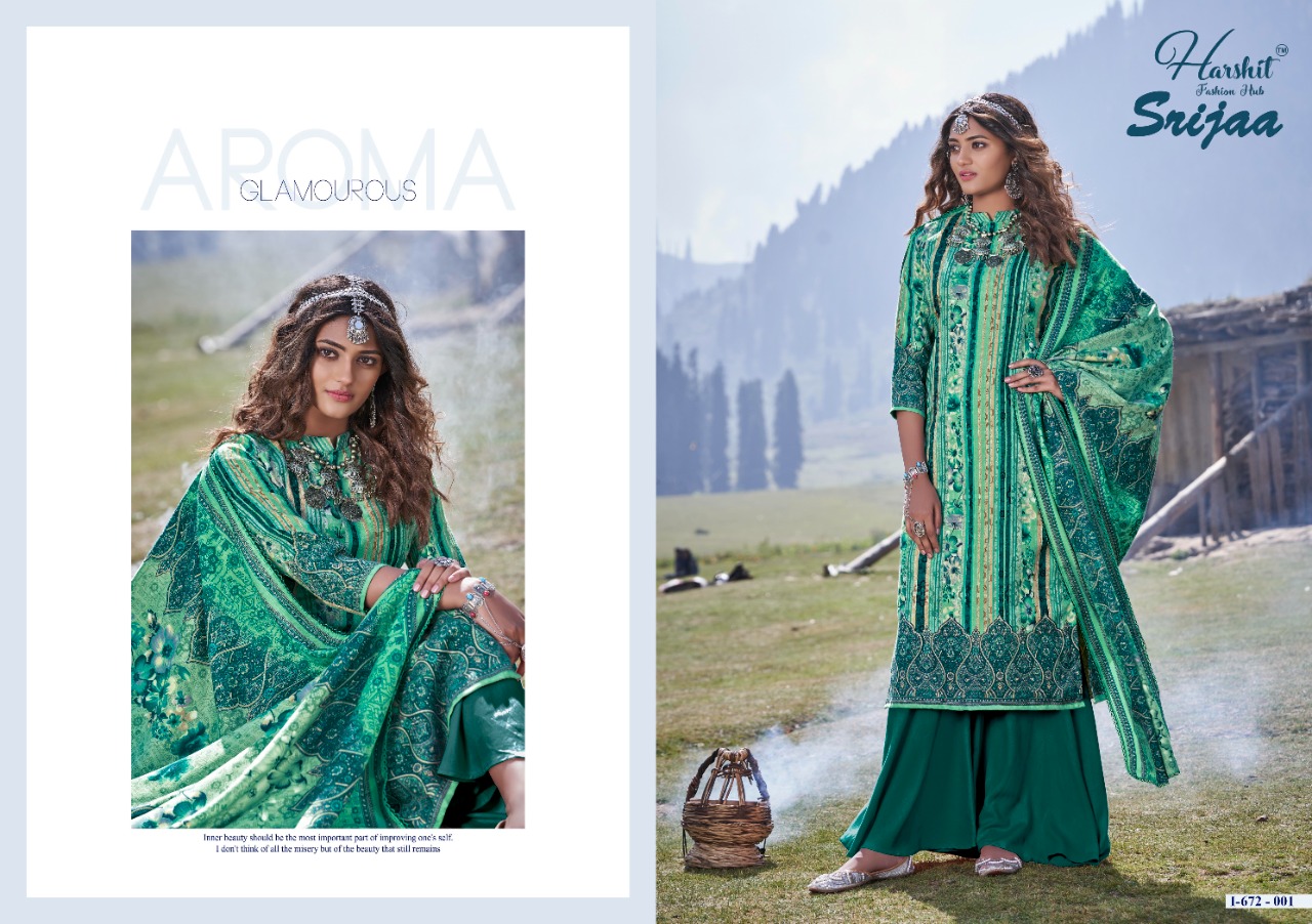 Harshit Presents Srijaa Designer Dress Material