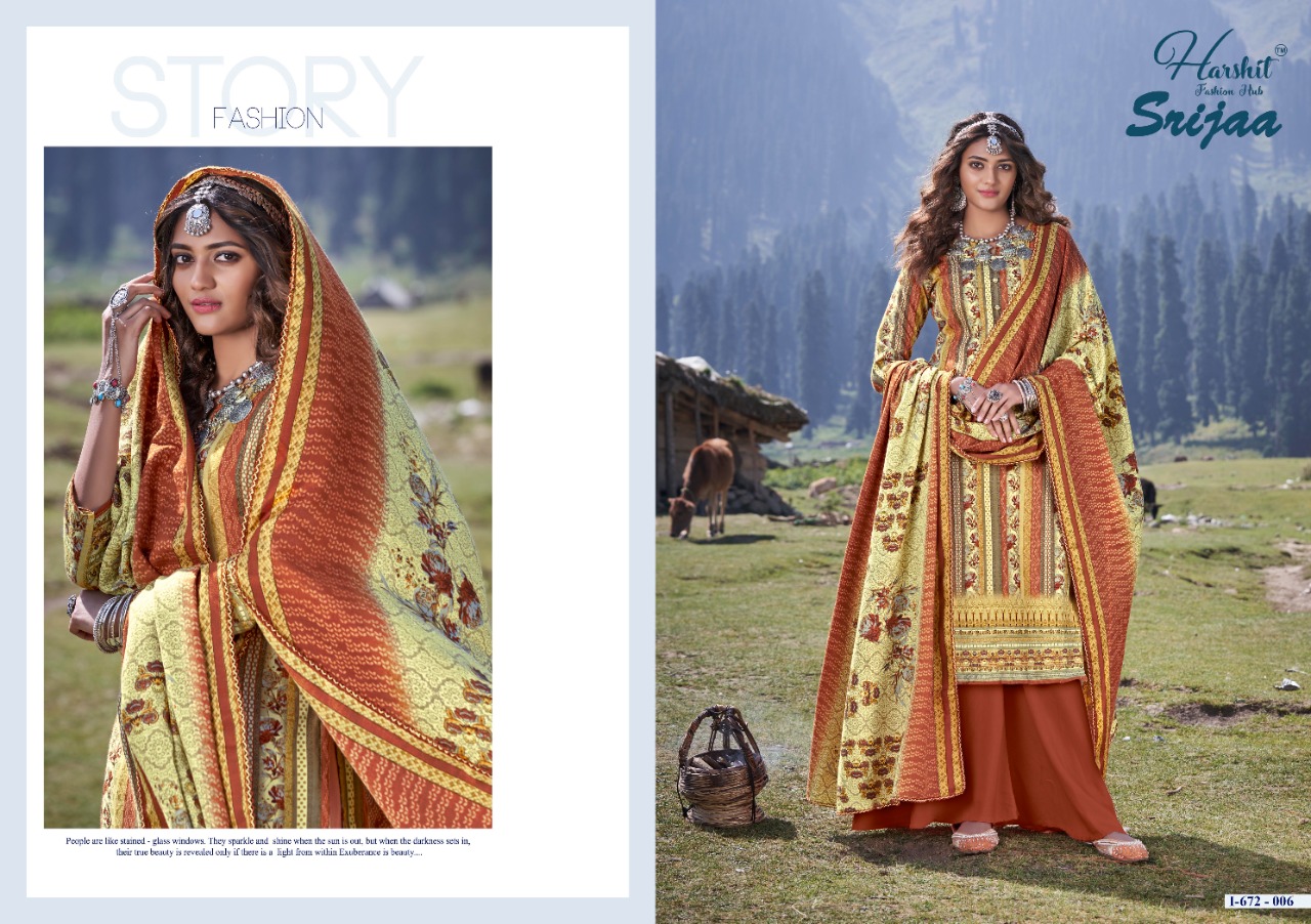 Harshit Presents Srijaa Designer Dress Material