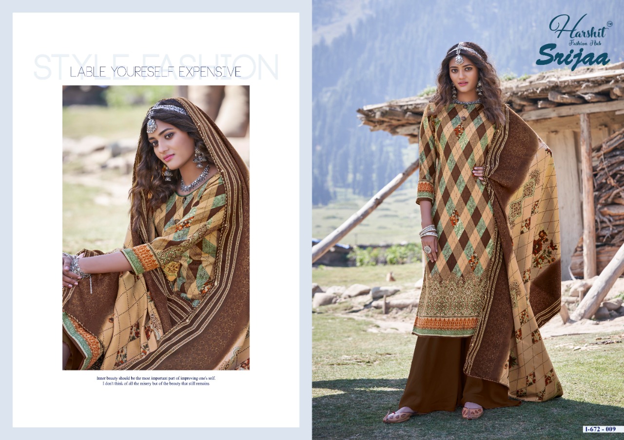 Harshit Presents Srijaa Designer Dress Material