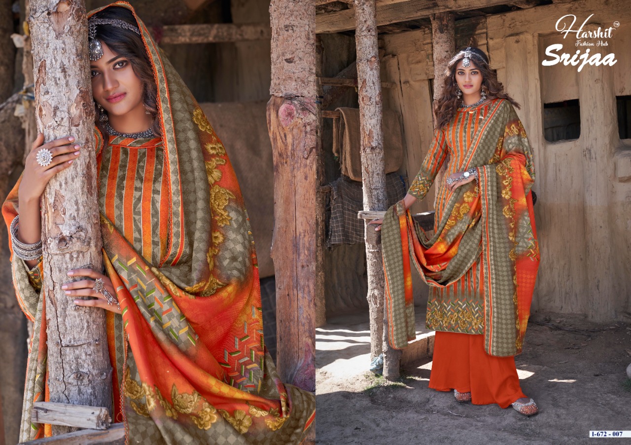 Harshit Presents Srijaa Designer Dress Material