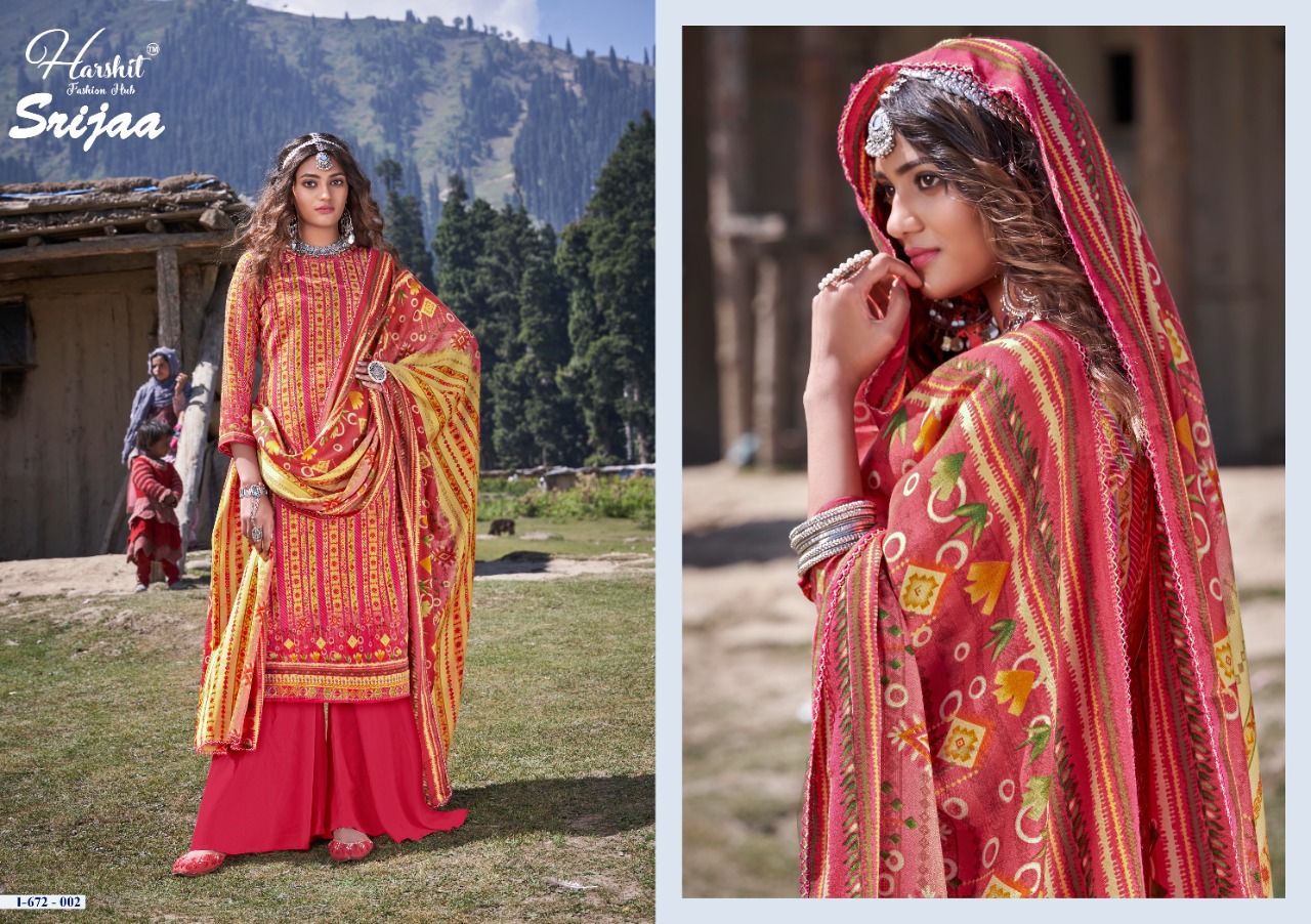 Harshit Presents Srijaa Designer Dress Material