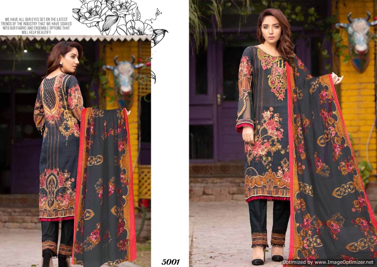 Iris Vol  5 Karachi Dress Material