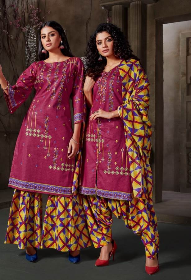 Jt Presents Avantika Vol 8 Printed Dress Material