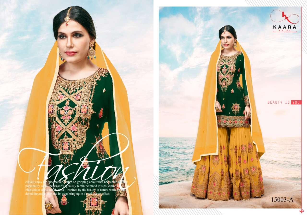 Kaara  Presents Ghoomar Designer Salwar Suits
