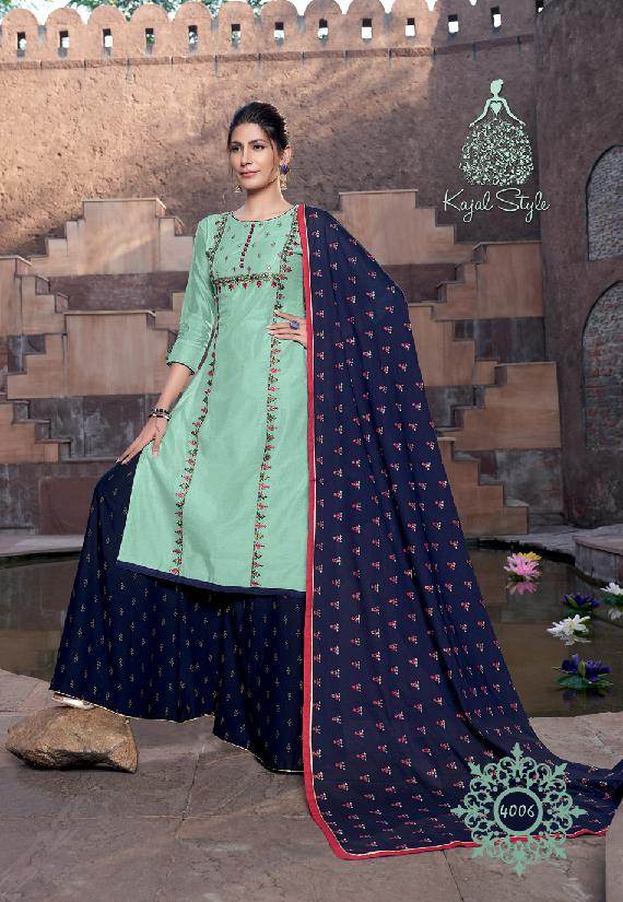 Kajal Style Presents Gulzar Vol  4  Classy Look Ready Made Collection