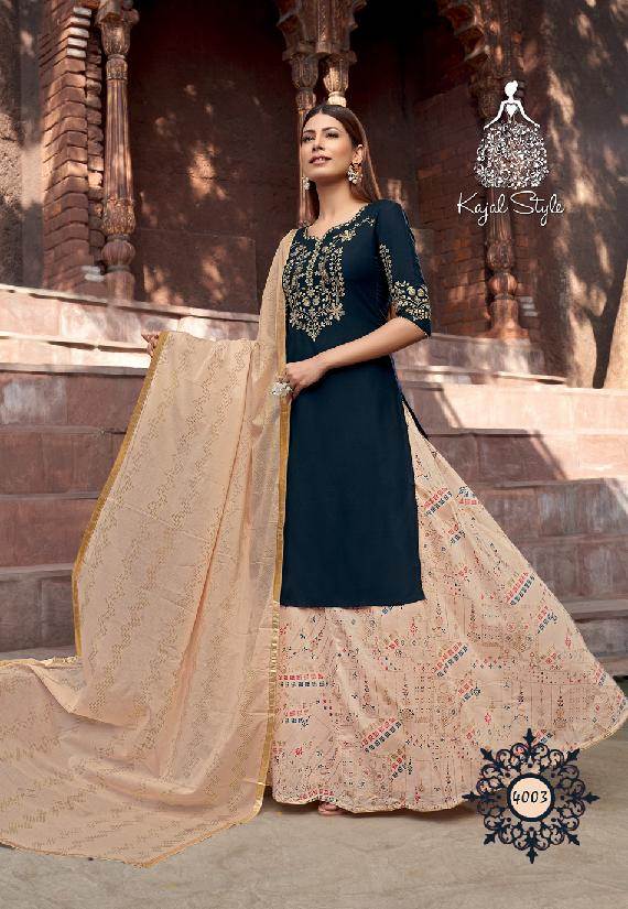 Kajal Style Presents Gulzar Vol  4  Classy Look Ready Made Collection