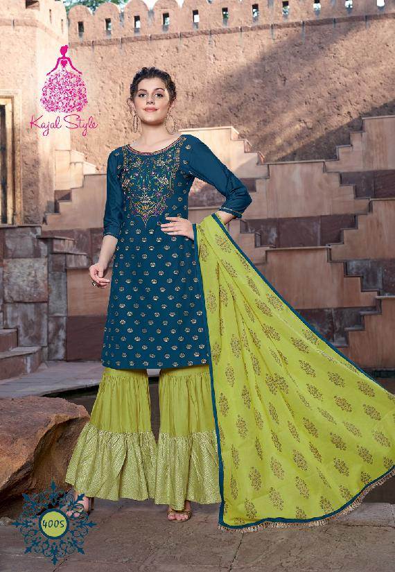 Kajal Style Presents Gulzar Vol  4  Classy Look Ready Made Collection