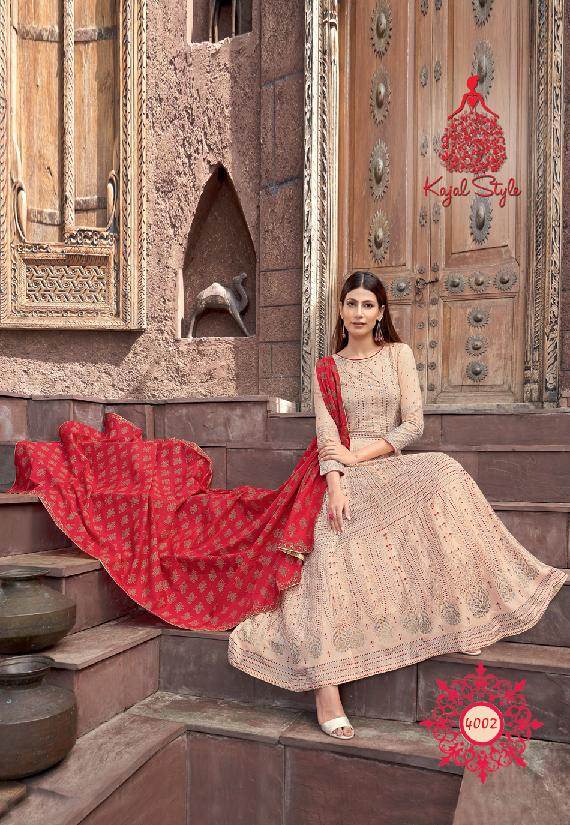 Kajal Style Presents Gulzar Vol  4  Classy Look Ready Made Collection