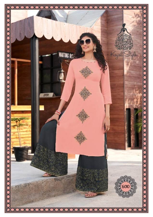 Kajal Style  Presents Fashion Label Vol 6 Kurti With Bottom