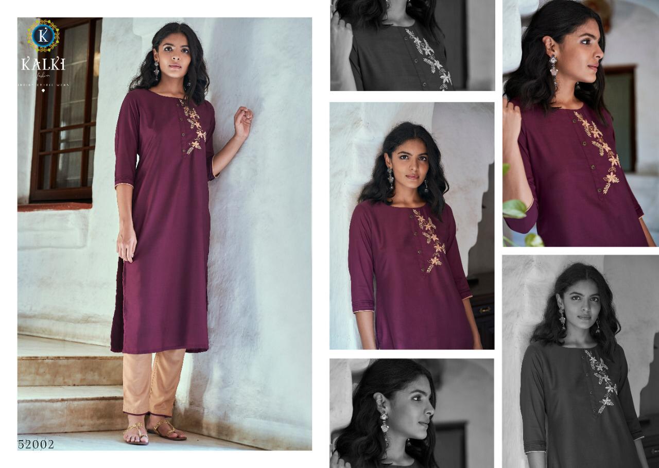 Kalki  Presents Sunehri Vol 3 Stylish Kurti With Bottom Collection
