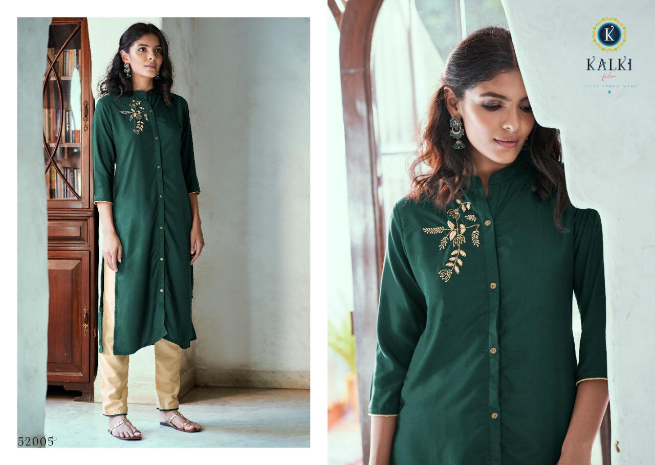 Kalki  Presents Sunehri Vol 3 Stylish Kurti With Bottom Collection