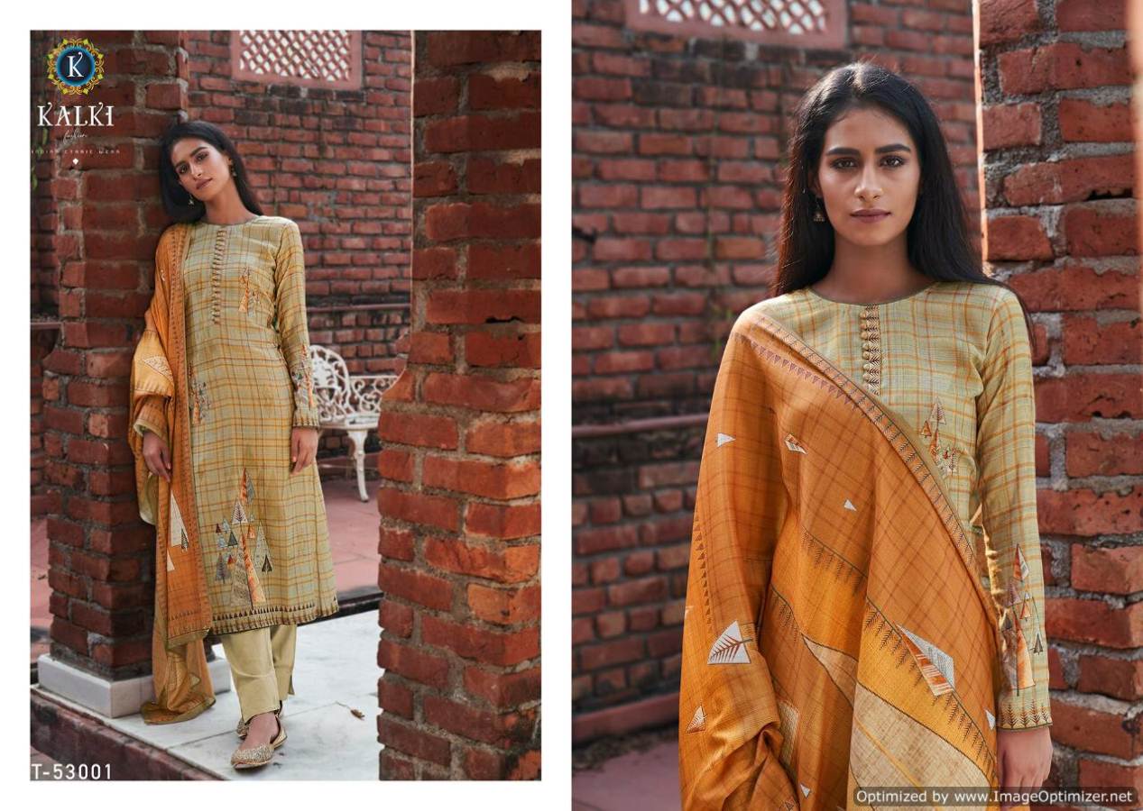 Kalki  Presents  Taqdeer  Designer Dress Material