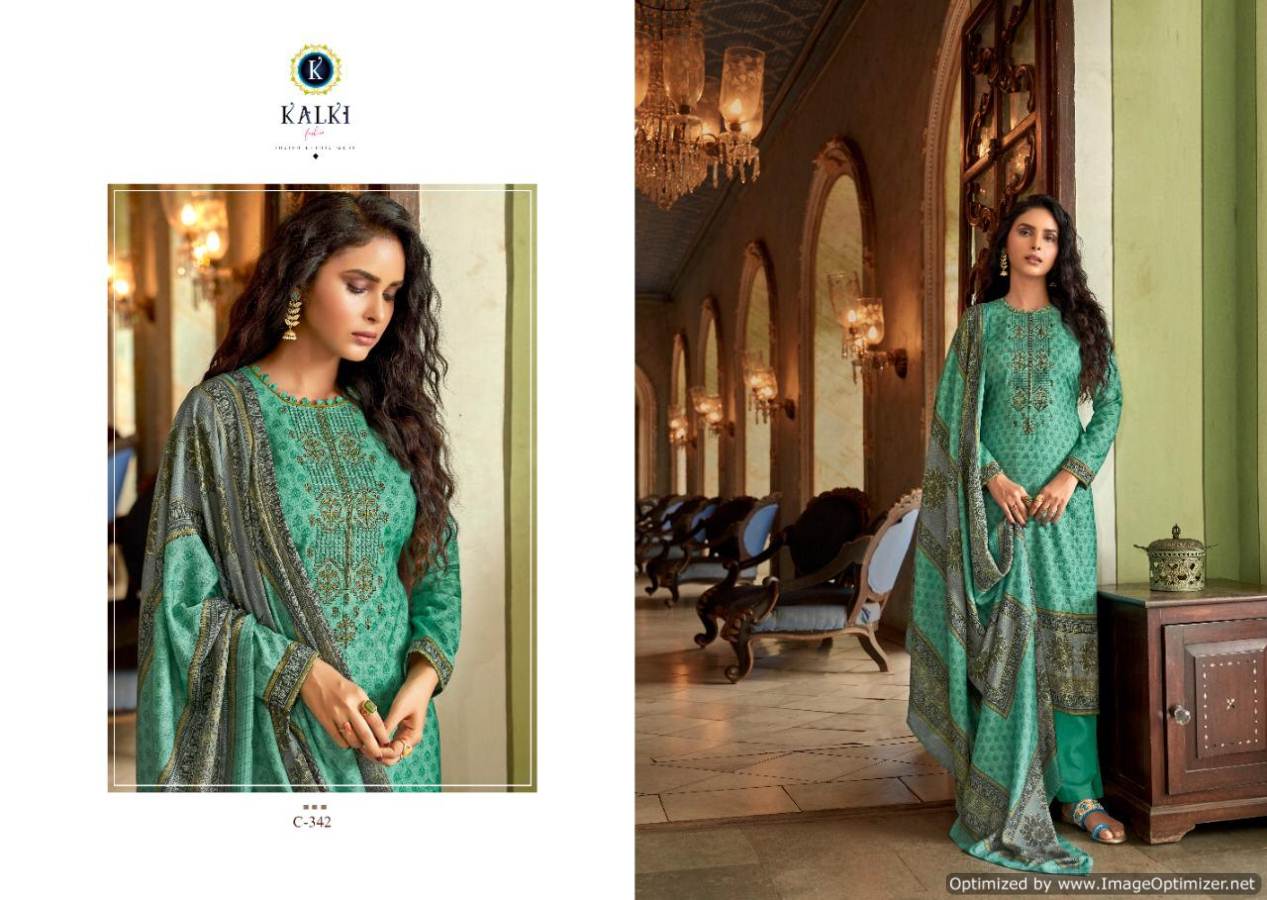 Kalki Presents  Vastrangna  Designer Dress Material