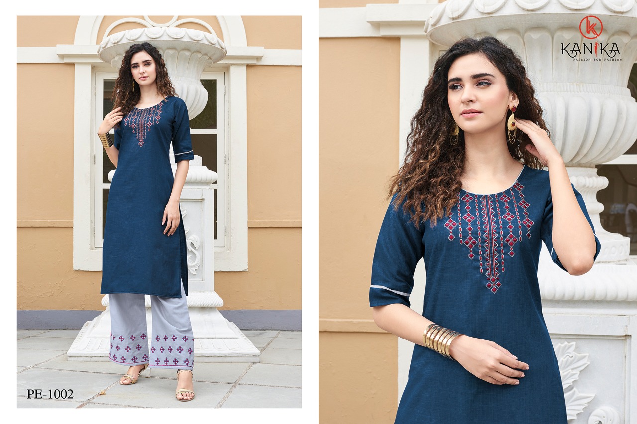 Kanika Presents Plazzo Express  Designer Kurti